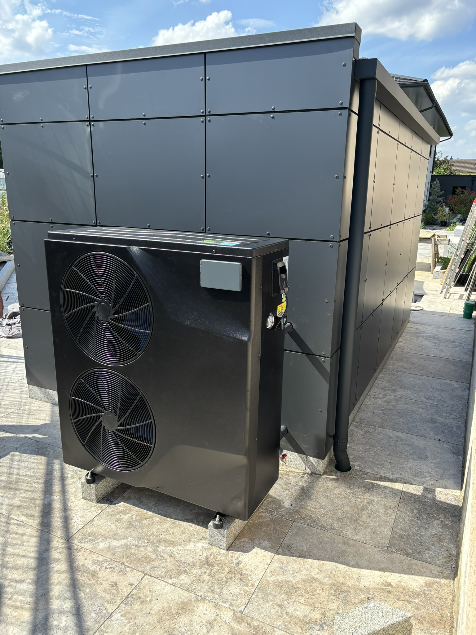 schwimmbadbeheizung warmepumpe